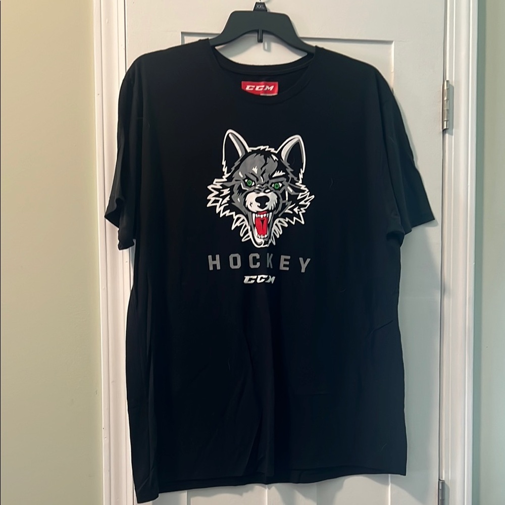 CCM Black Hockey Graphic T-Shirt XXL